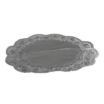 Tortenspitzen Tortenunterlagen silber Ø 32 cm (100 Stk.)